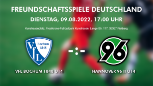 U14 Spiel VFL BOCHUM vs. HANNOVER 96 II