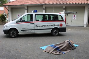 Read more about the article Digitales Rettungswagen- Wettrennen der TuS- Teams als Finale des Erste- Hilfe Kurses