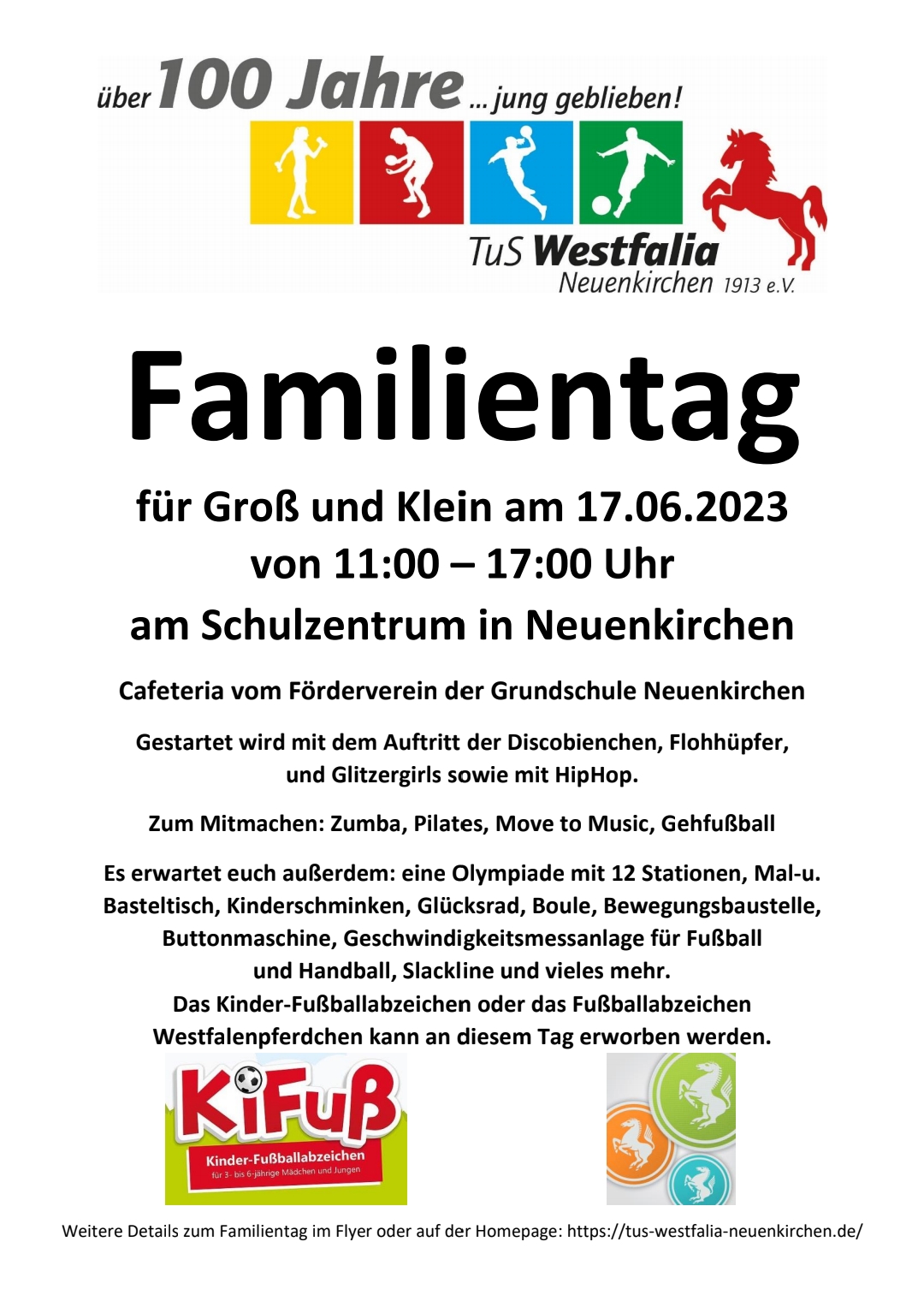 Read more about the article Der TuS lädt ein! Familienfest für Groß und Klein