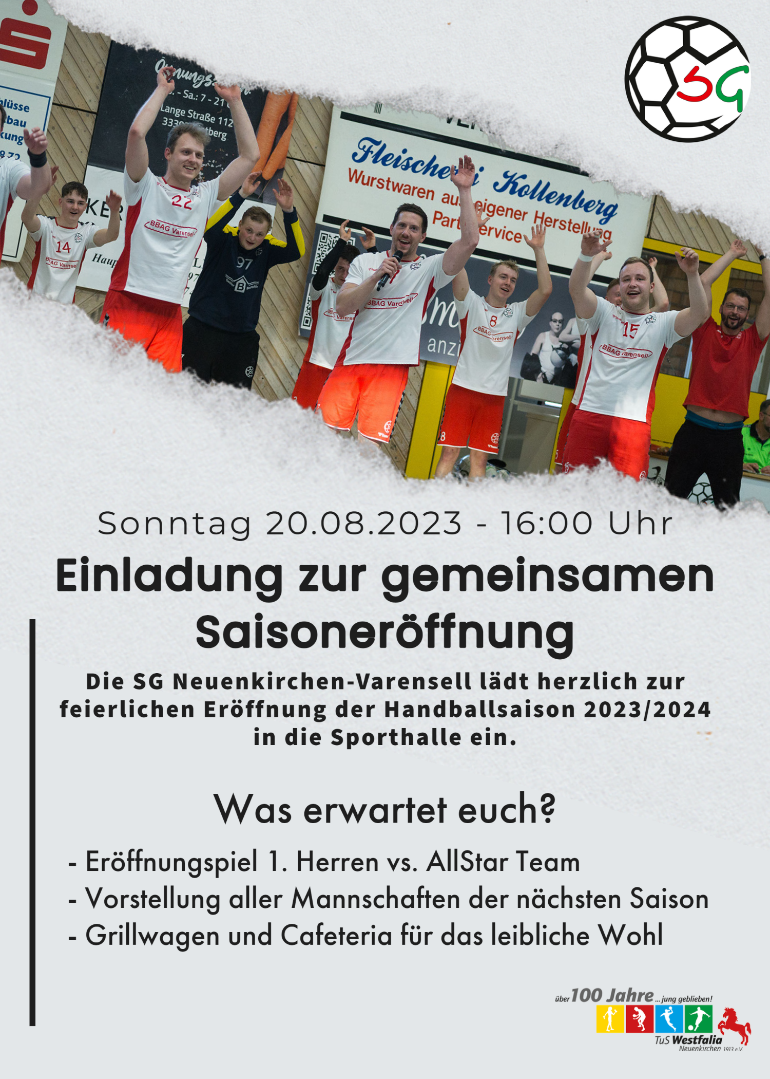 Read more about the article Einladung zur gemeinsamen Eröffnung der Handballsaison 2023/2024
