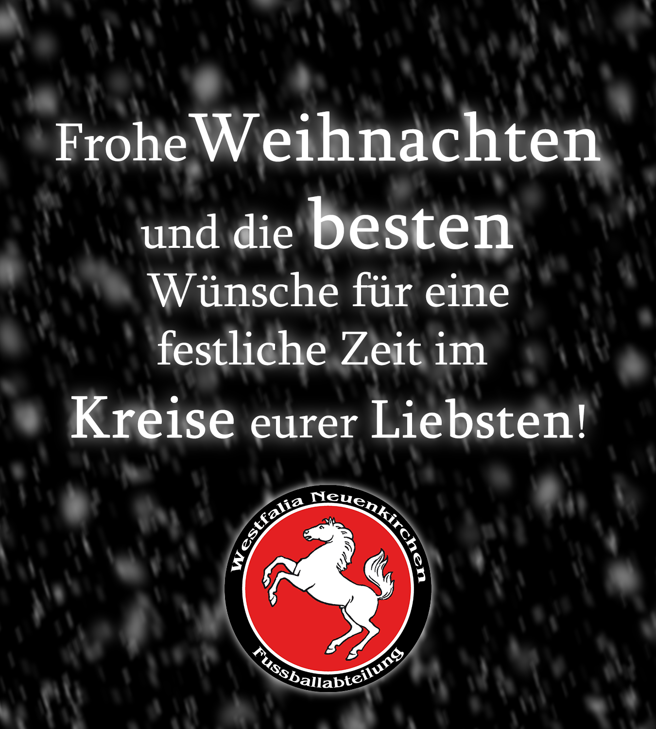 Read more about the article Frohe Weihnachten wünscht die Fußballabteilung