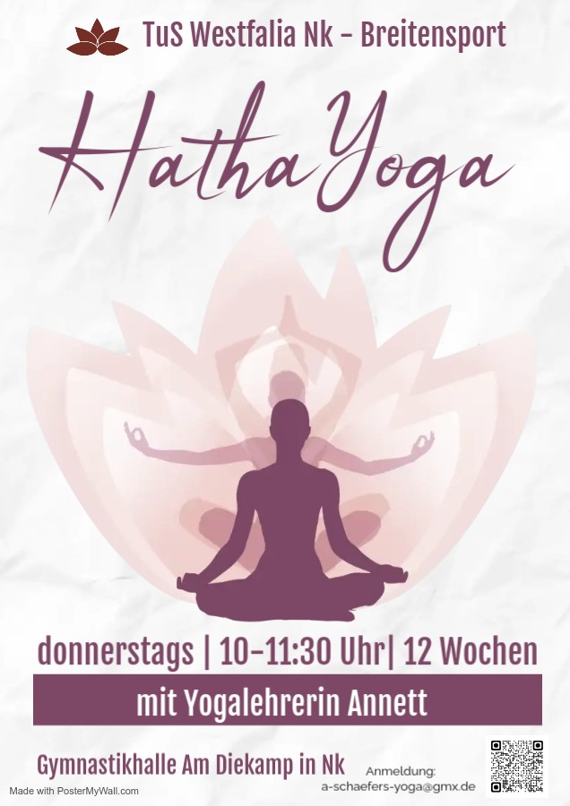 Mehr über den Artikel erfahren Hatha Yoga- Vormittagskurs